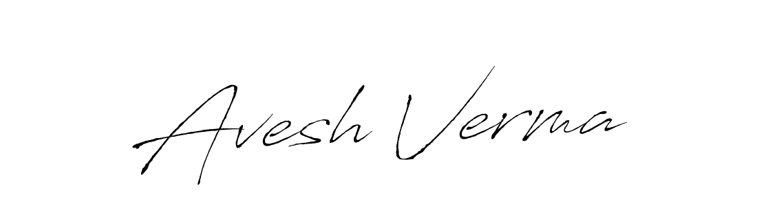 Use a signature maker to create a handwritten signature online. With this signature software, you can design (Antro_Vectra) your own signature for name Avesh Verma. Avesh Verma signature style 6 images and pictures png
