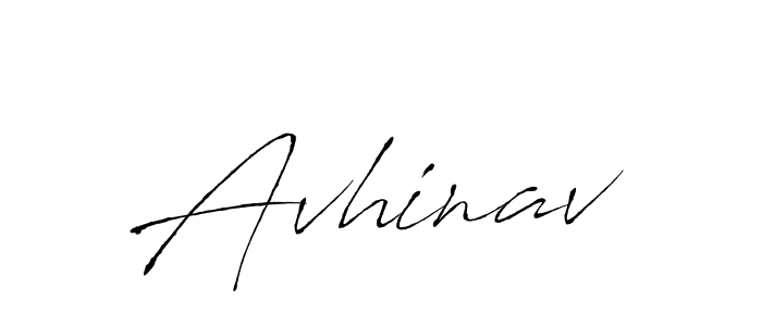 Avhinav stylish signature style. Best Handwritten Sign (Antro_Vectra) for my name. Handwritten Signature Collection Ideas for my name Avhinav. Avhinav signature style 6 images and pictures png