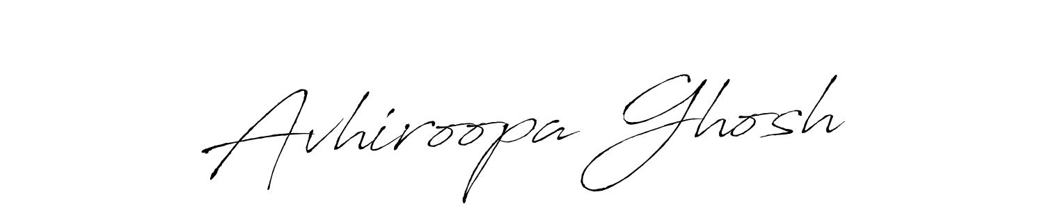 Also we have Avhiroopa Ghosh name is the best signature style. Create professional handwritten signature collection using Antro_Vectra autograph style. Avhiroopa Ghosh signature style 6 images and pictures png