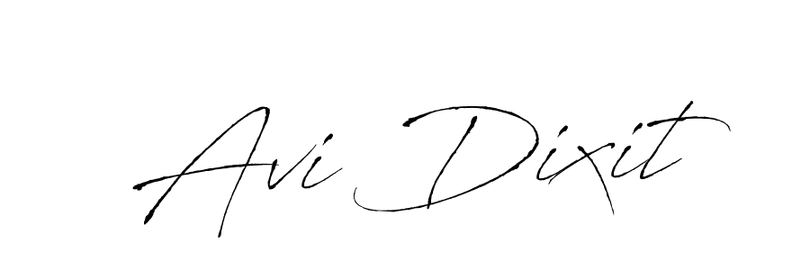 Antro_Vectra is a professional signature style that is perfect for those who want to add a touch of class to their signature. It is also a great choice for those who want to make their signature more unique. Get Avi Dixit name to fancy signature for free. Avi Dixit signature style 6 images and pictures png