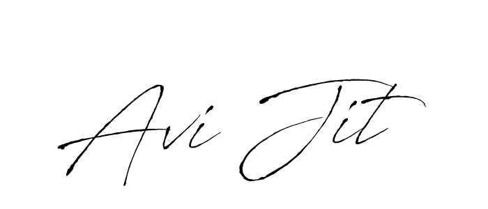 Design your own signature with our free online signature maker. With this signature software, you can create a handwritten (Antro_Vectra) signature for name Avi Jit. Avi Jit signature style 6 images and pictures png