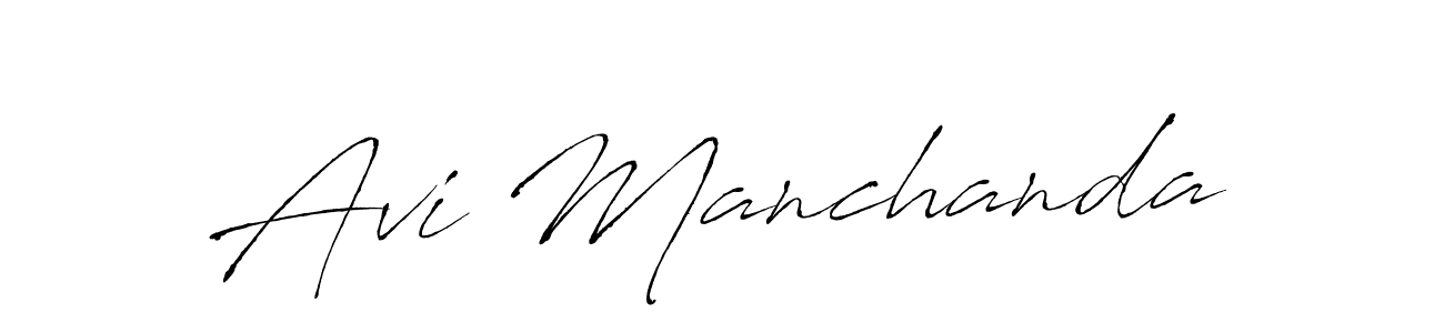 Make a beautiful signature design for name Avi Manchanda. Use this online signature maker to create a handwritten signature for free. Avi Manchanda signature style 6 images and pictures png