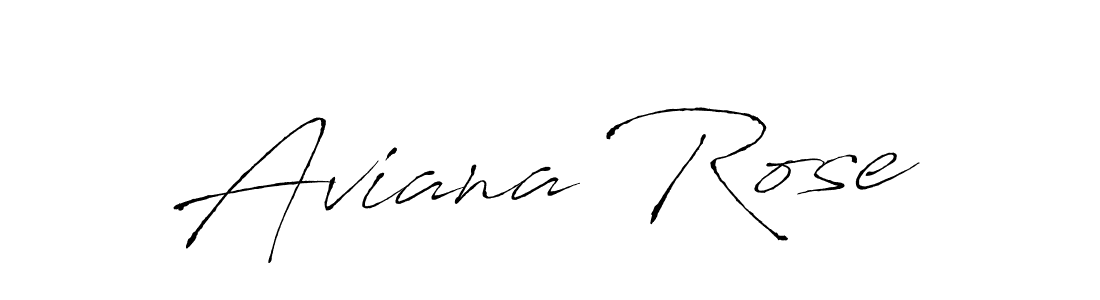 Make a beautiful signature design for name Aviana Rose. With this signature (Antro_Vectra) style, you can create a handwritten signature for free. Aviana Rose signature style 6 images and pictures png