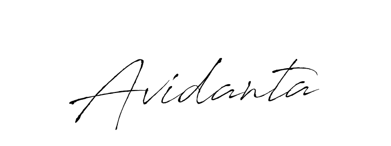 Make a beautiful signature design for name Avidanta. With this signature (Antro_Vectra) style, you can create a handwritten signature for free. Avidanta signature style 6 images and pictures png