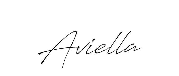 Design your own signature with our free online signature maker. With this signature software, you can create a handwritten (Antro_Vectra) signature for name Aviella. Aviella signature style 6 images and pictures png