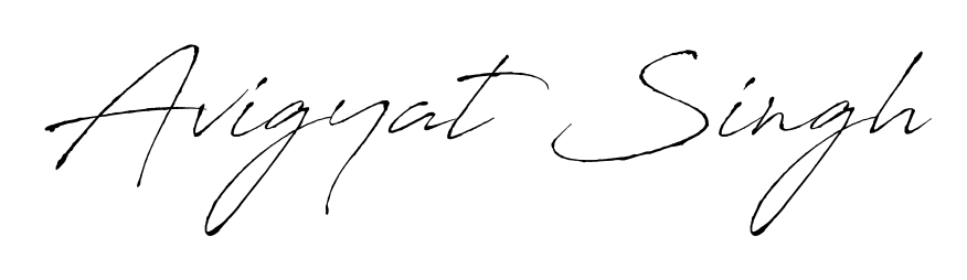 Create a beautiful signature design for name Avigyat Singh. With this signature (Antro_Vectra) fonts, you can make a handwritten signature for free. Avigyat Singh signature style 6 images and pictures png