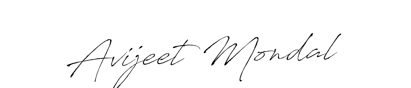 Avijeet Mondal stylish signature style. Best Handwritten Sign (Antro_Vectra) for my name. Handwritten Signature Collection Ideas for my name Avijeet Mondal. Avijeet Mondal signature style 6 images and pictures png