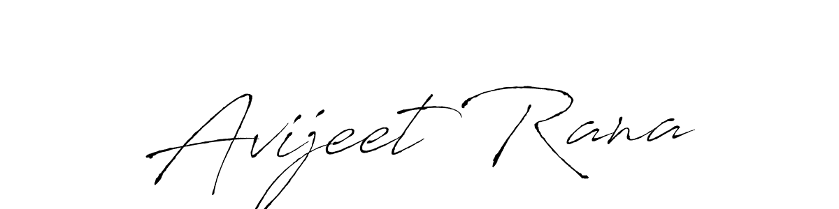 Create a beautiful signature design for name Avijeet Rana. With this signature (Antro_Vectra) fonts, you can make a handwritten signature for free. Avijeet Rana signature style 6 images and pictures png