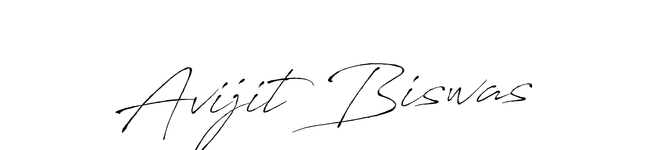How to make Avijit Biswas name signature. Use Antro_Vectra style for creating short signs online. This is the latest handwritten sign. Avijit Biswas signature style 6 images and pictures png