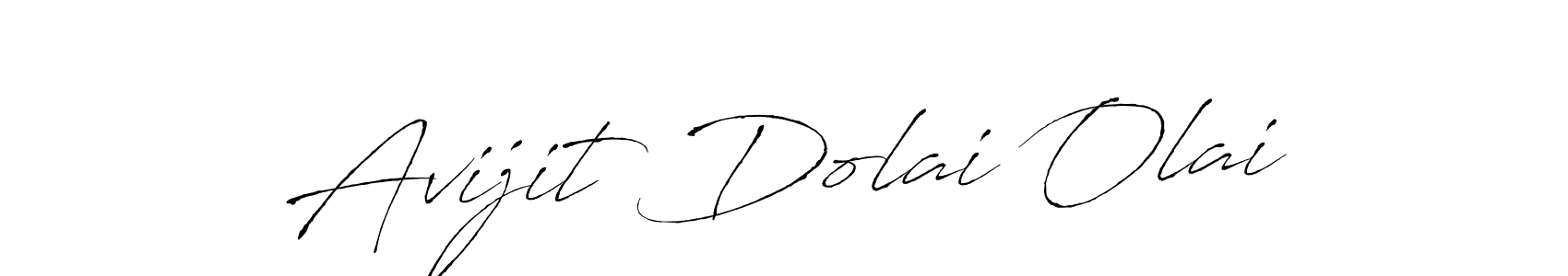Avijit Dolai Olai stylish signature style. Best Handwritten Sign (Antro_Vectra) for my name. Handwritten Signature Collection Ideas for my name Avijit Dolai Olai. Avijit Dolai Olai signature style 6 images and pictures png