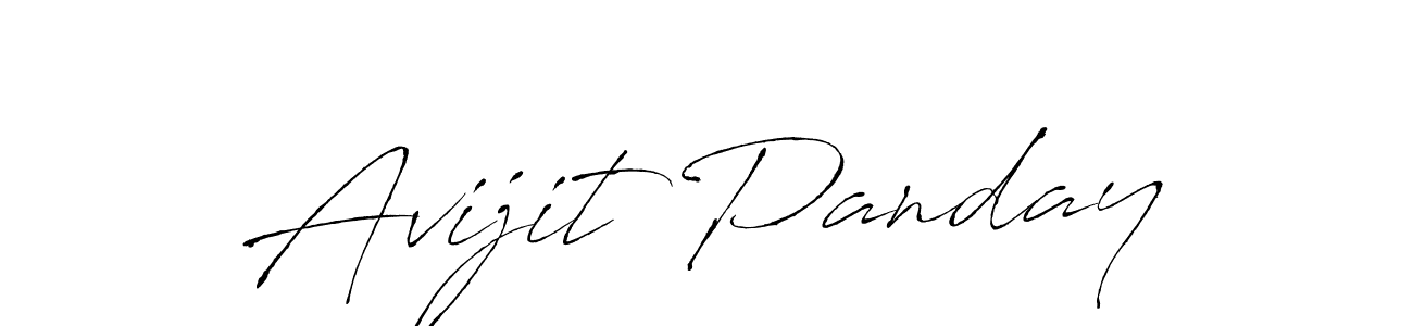 Make a beautiful signature design for name Avijit Panday. With this signature (Antro_Vectra) style, you can create a handwritten signature for free. Avijit Panday signature style 6 images and pictures png