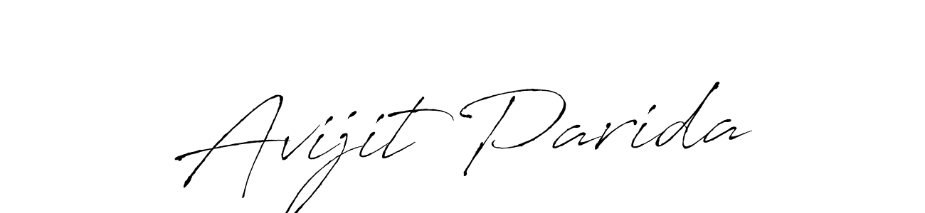 Design your own signature with our free online signature maker. With this signature software, you can create a handwritten (Antro_Vectra) signature for name Avijit Parida. Avijit Parida signature style 6 images and pictures png