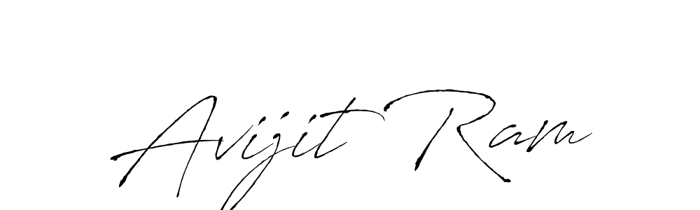 Make a beautiful signature design for name Avijit Ram. With this signature (Antro_Vectra) style, you can create a handwritten signature for free. Avijit Ram signature style 6 images and pictures png