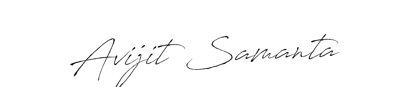 Create a beautiful signature design for name Avijit Samanta. With this signature (Antro_Vectra) fonts, you can make a handwritten signature for free. Avijit Samanta signature style 6 images and pictures png