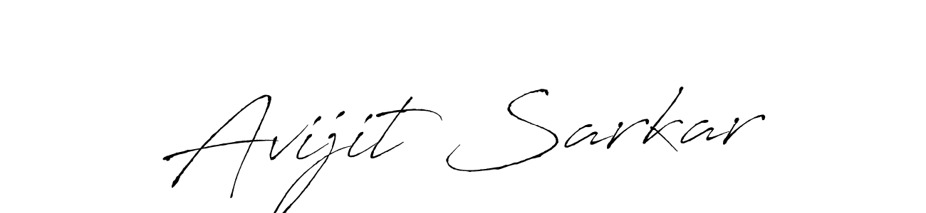 Design your own signature with our free online signature maker. With this signature software, you can create a handwritten (Antro_Vectra) signature for name Avijit Sarkar. Avijit Sarkar signature style 6 images and pictures png