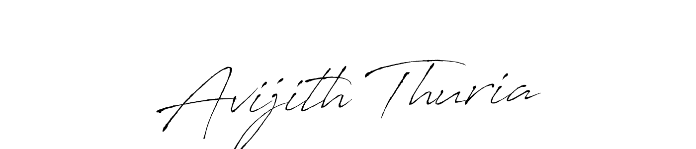 Avijith Thuria stylish signature style. Best Handwritten Sign (Antro_Vectra) for my name. Handwritten Signature Collection Ideas for my name Avijith Thuria. Avijith Thuria signature style 6 images and pictures png