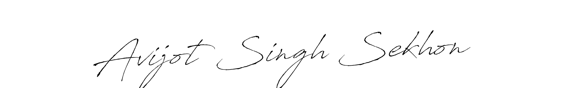 You should practise on your own different ways (Antro_Vectra) to write your name (Avijot Singh Sekhon) in signature. don't let someone else do it for you. Avijot Singh Sekhon signature style 6 images and pictures png
