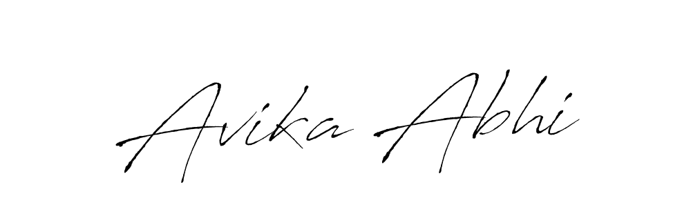 Make a beautiful signature design for name Avika Abhi. Use this online signature maker to create a handwritten signature for free. Avika Abhi signature style 6 images and pictures png