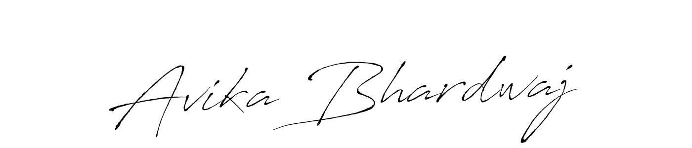Antro_Vectra is a professional signature style that is perfect for those who want to add a touch of class to their signature. It is also a great choice for those who want to make their signature more unique. Get Avika Bhardwaj name to fancy signature for free. Avika Bhardwaj signature style 6 images and pictures png
