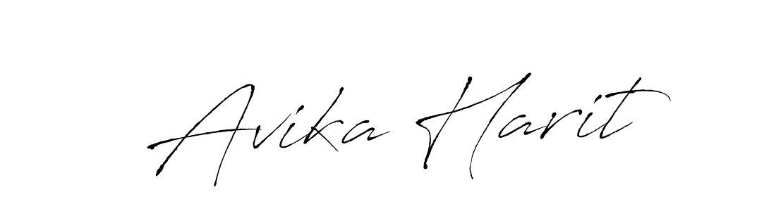 if you are searching for the best signature style for your name Avika Harit. so please give up your signature search. here we have designed multiple signature styles  using Antro_Vectra. Avika Harit signature style 6 images and pictures png