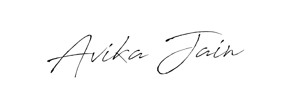 This is the best signature style for the Avika Jain name. Also you like these signature font (Antro_Vectra). Mix name signature. Avika Jain signature style 6 images and pictures png