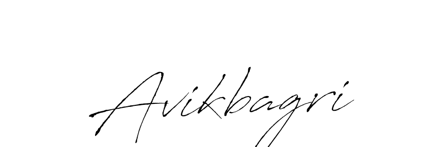 How to make Avikbagri signature? Antro_Vectra is a professional autograph style. Create handwritten signature for Avikbagri name. Avikbagri signature style 6 images and pictures png