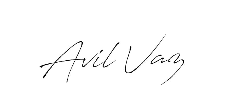 Also we have Avil Vaz name is the best signature style. Create professional handwritten signature collection using Antro_Vectra autograph style. Avil Vaz signature style 6 images and pictures png