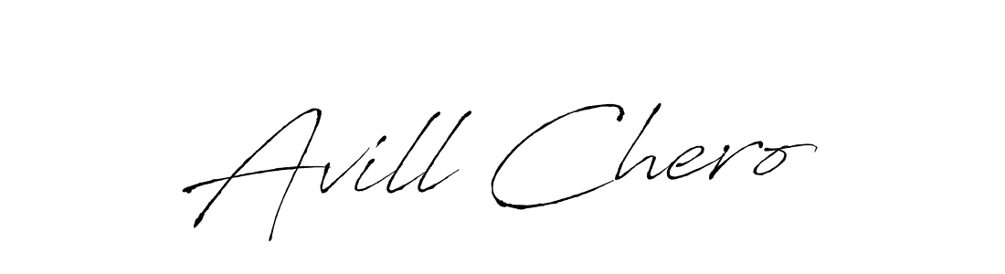 You should practise on your own different ways (Antro_Vectra) to write your name (Avill Chero) in signature. don't let someone else do it for you. Avill Chero signature style 6 images and pictures png