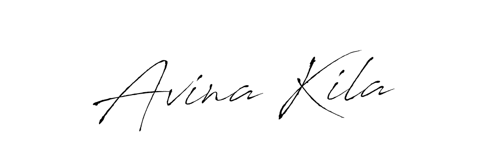 You should practise on your own different ways (Antro_Vectra) to write your name (Avina Kila) in signature. don't let someone else do it for you. Avina Kila signature style 6 images and pictures png