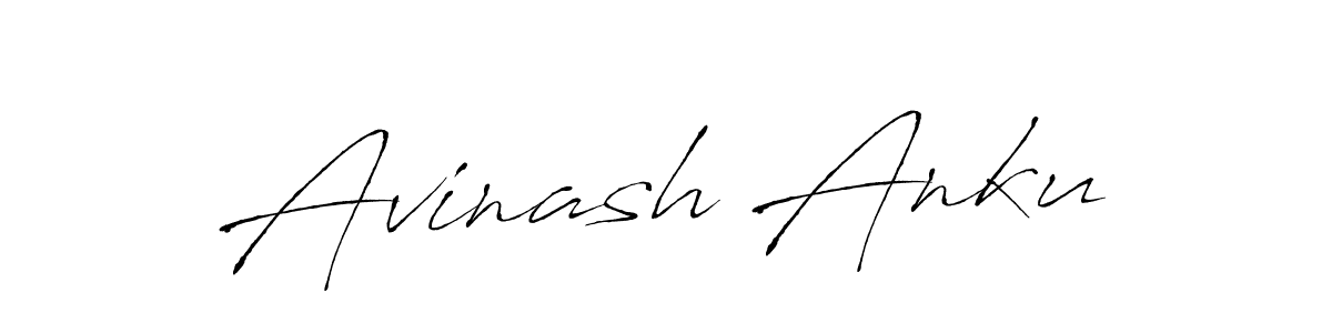 Make a beautiful signature design for name Avinash Anku. With this signature (Antro_Vectra) style, you can create a handwritten signature for free. Avinash Anku signature style 6 images and pictures png