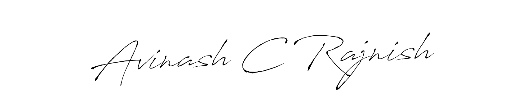 Also we have Avinash C Rajnish name is the best signature style. Create professional handwritten signature collection using Antro_Vectra autograph style. Avinash C Rajnish signature style 6 images and pictures png