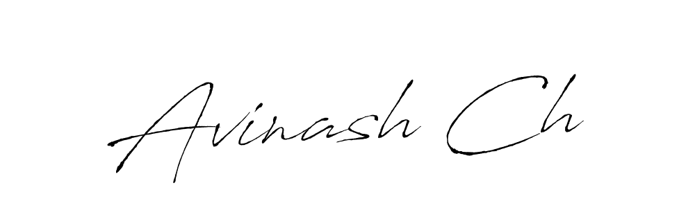 How to make Avinash Ch name signature. Use Antro_Vectra style for creating short signs online. This is the latest handwritten sign. Avinash Ch signature style 6 images and pictures png