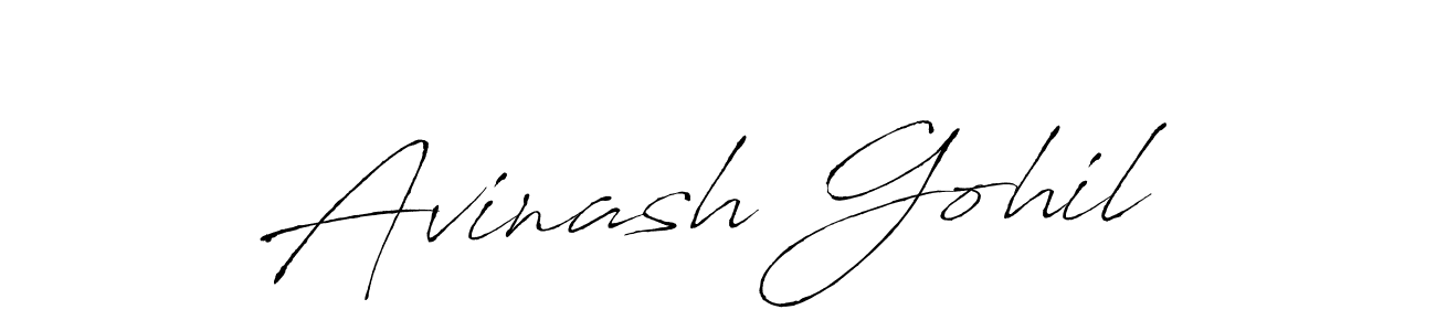 You should practise on your own different ways (Antro_Vectra) to write your name (Avinash Gohil) in signature. don't let someone else do it for you. Avinash Gohil signature style 6 images and pictures png