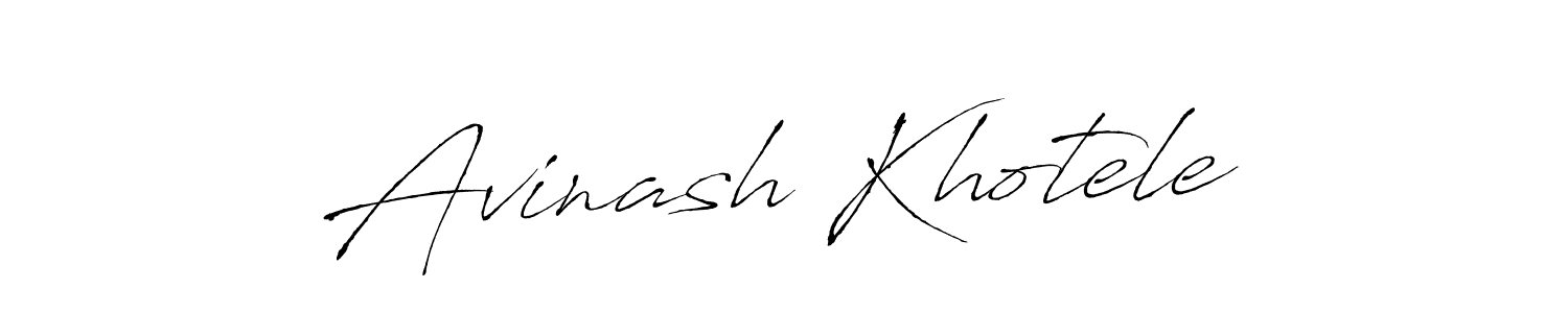 How to make Avinash Khotele signature? Antro_Vectra is a professional autograph style. Create handwritten signature for Avinash Khotele name. Avinash Khotele signature style 6 images and pictures png