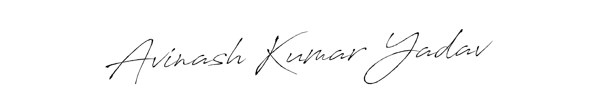 How to make Avinash Kumar Yadav signature? Antro_Vectra is a professional autograph style. Create handwritten signature for Avinash Kumar Yadav name. Avinash Kumar Yadav signature style 6 images and pictures png