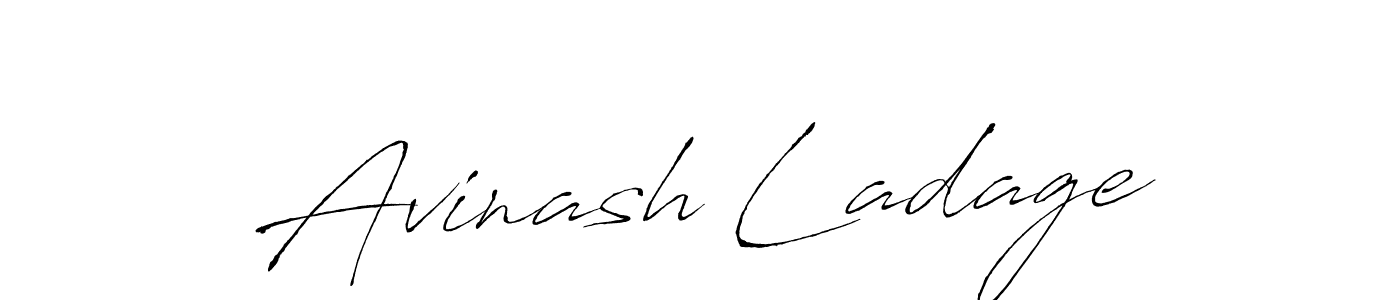 How to make Avinash Ladage signature? Antro_Vectra is a professional autograph style. Create handwritten signature for Avinash Ladage name. Avinash Ladage signature style 6 images and pictures png