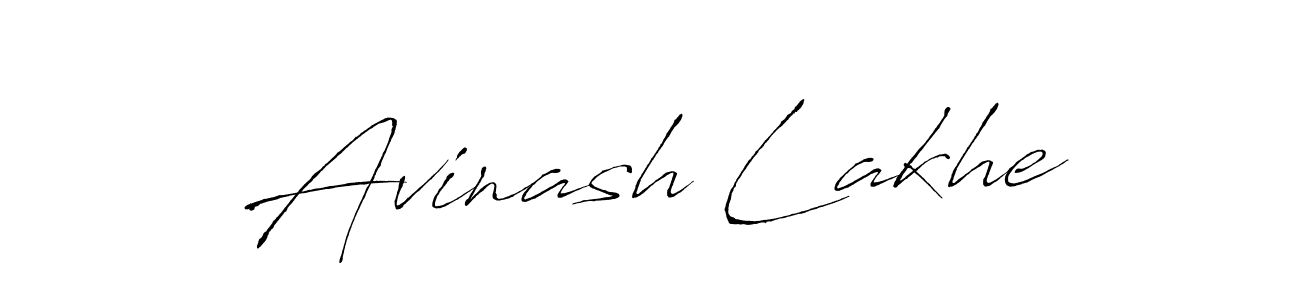 Make a beautiful signature design for name Avinash Lakhe. Use this online signature maker to create a handwritten signature for free. Avinash Lakhe signature style 6 images and pictures png