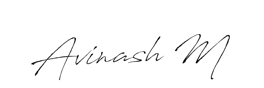 It looks lik you need a new signature style for name Avinash M. Design unique handwritten (Antro_Vectra) signature with our free signature maker in just a few clicks. Avinash M signature style 6 images and pictures png