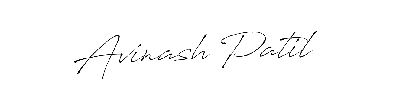 Design your own signature with our free online signature maker. With this signature software, you can create a handwritten (Antro_Vectra) signature for name Avinash Patil. Avinash Patil signature style 6 images and pictures png