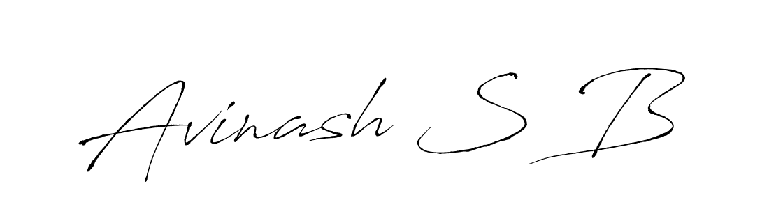 Also You can easily find your signature by using the search form. We will create Avinash S B name handwritten signature images for you free of cost using Antro_Vectra sign style. Avinash S B signature style 6 images and pictures png