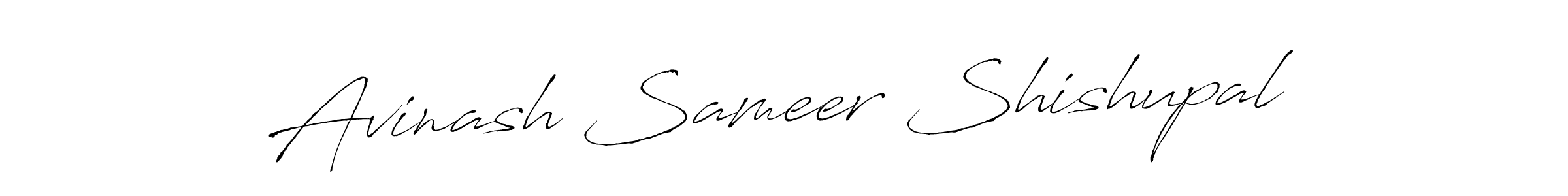 Design your own signature with our free online signature maker. With this signature software, you can create a handwritten (Antro_Vectra) signature for name Avinash Sameer Shishupal. Avinash Sameer Shishupal signature style 6 images and pictures png