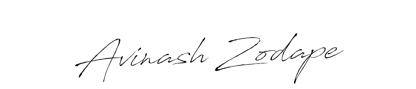 Avinash Zodape stylish signature style. Best Handwritten Sign (Antro_Vectra) for my name. Handwritten Signature Collection Ideas for my name Avinash Zodape. Avinash Zodape signature style 6 images and pictures png