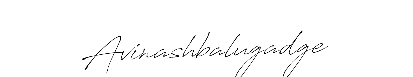 How to make Avinashbalugadge name signature. Use Antro_Vectra style for creating short signs online. This is the latest handwritten sign. Avinashbalugadge signature style 6 images and pictures png