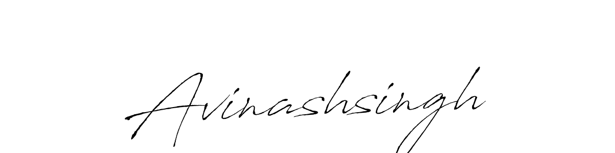 Make a beautiful signature design for name Avinashsingh. With this signature (Antro_Vectra) style, you can create a handwritten signature for free. Avinashsingh signature style 6 images and pictures png