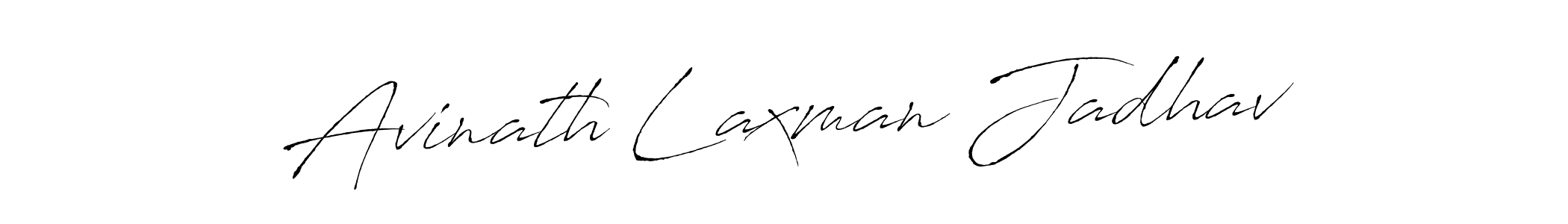 Antro_Vectra is a professional signature style that is perfect for those who want to add a touch of class to their signature. It is also a great choice for those who want to make their signature more unique. Get Avinath Laxman Jadhav name to fancy signature for free. Avinath Laxman Jadhav signature style 6 images and pictures png