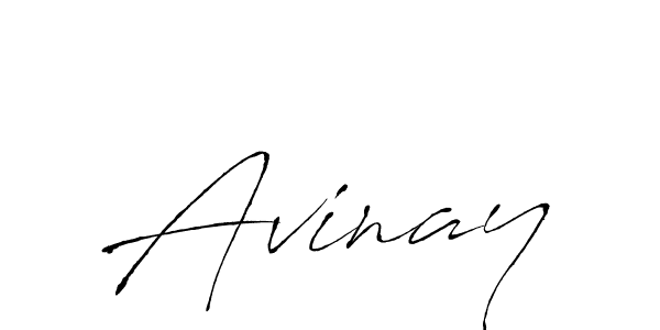 Make a beautiful signature design for name Avinay. With this signature (Antro_Vectra) style, you can create a handwritten signature for free. Avinay signature style 6 images and pictures png