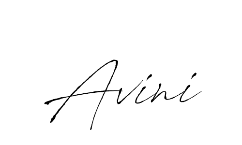 Make a beautiful signature design for name Avini. With this signature (Antro_Vectra) style, you can create a handwritten signature for free. Avini signature style 6 images and pictures png