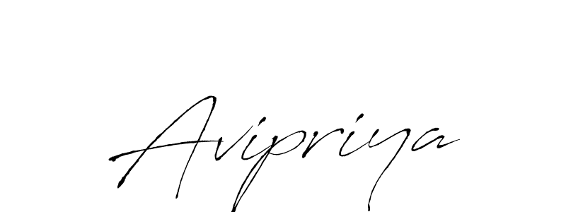 Design your own signature with our free online signature maker. With this signature software, you can create a handwritten (Antro_Vectra) signature for name Avipriya. Avipriya signature style 6 images and pictures png