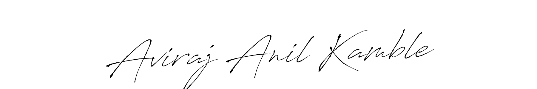 The best way (Antro_Vectra) to make a short signature is to pick only two or three words in your name. The name Aviraj Anil Kamble include a total of six letters. For converting this name. Aviraj Anil Kamble signature style 6 images and pictures png