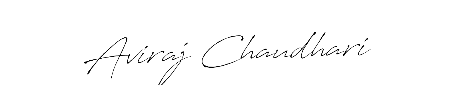 Use a signature maker to create a handwritten signature online. With this signature software, you can design (Antro_Vectra) your own signature for name Aviraj Chaudhari. Aviraj Chaudhari signature style 6 images and pictures png